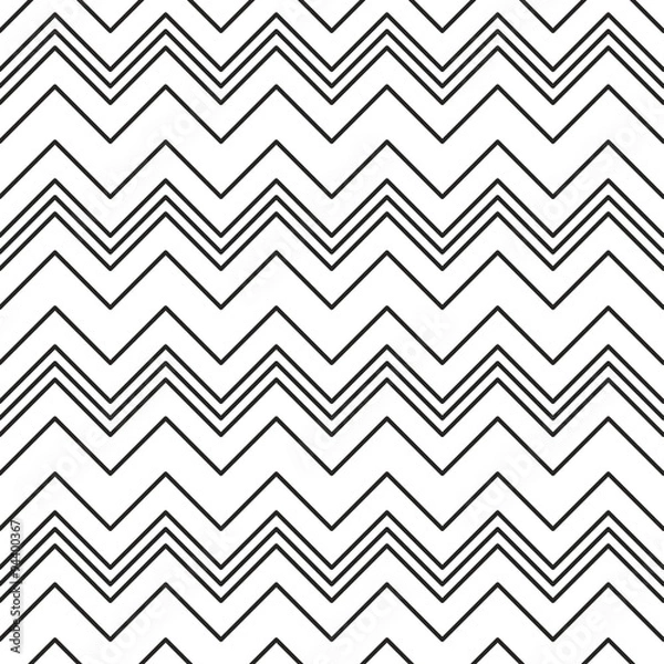 Fototapeta Stripped geometric seamless pattern.