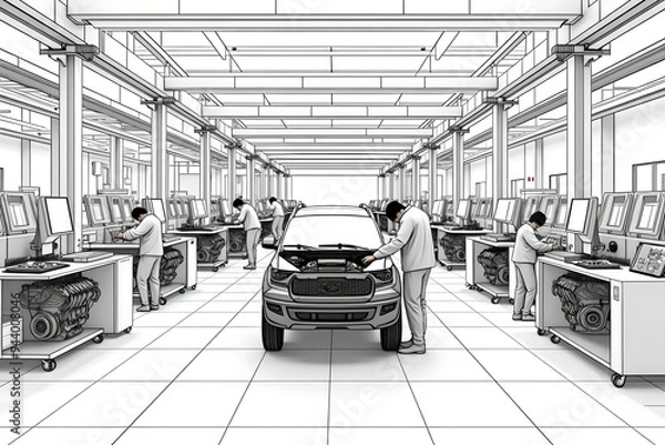 Obraz interior of an train