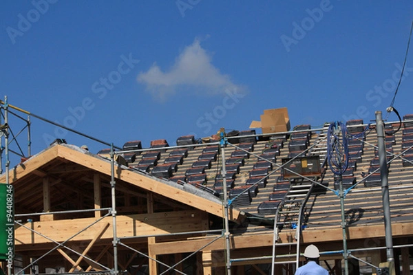 Obraz 瓦屋根工事