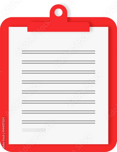 Obraz Post or To-Do List Icon, List-up List, To-Do List Illustration Elements.