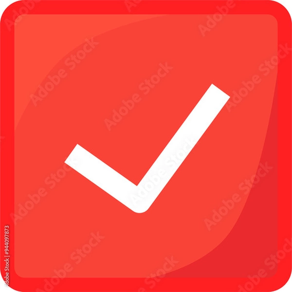 Obraz Checkbox Illustration Elements Icon, Importance, Confirmation Points, Digital Decoration Elements