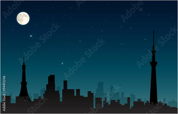 Fototapeta 東京夜景