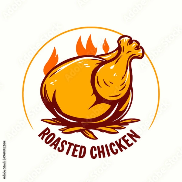 Obraz chicken illustration