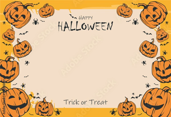 Obraz halloween background with space for text