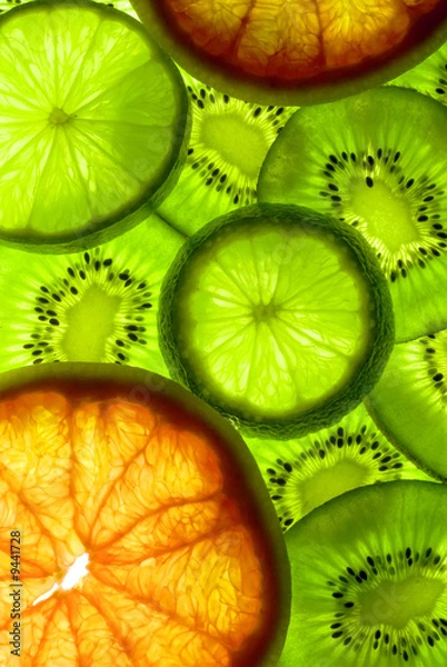 Fototapeta Green and Red