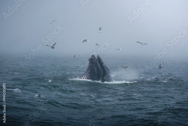 Obraz Buckelwal an der Küste von Monterey, USA, im Pazifik