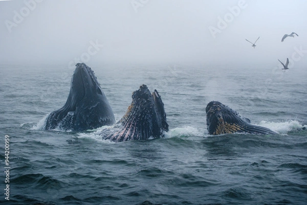 Obraz Buckelwal an der Küste von Monterey, USA, im Pazifik