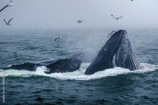 Obraz Buckelwal an der Küste von Monterey, USA, im Pazifik
