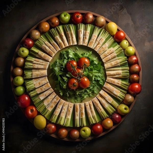 Obraz World Food Day in a Circular Design Outstanding Image
