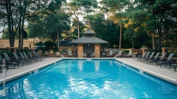 Obraz swimming pool in hotel