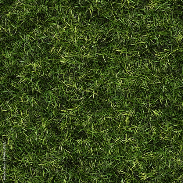 Obraz Fresh Green Grass Texture - Natural Lawn Background - seamless pattern
