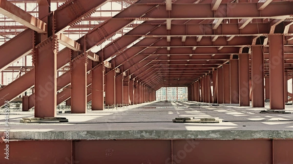 Obraz Konstrukcja metalowa.