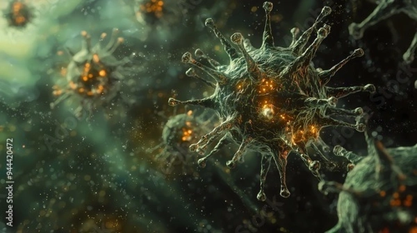 Fototapeta Viral outbreak