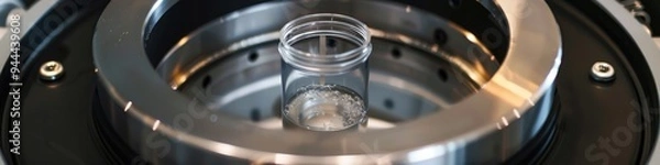 Fototapeta Small plastic tube inside a centrifuge