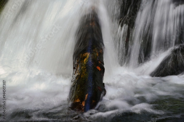 Obraz waterfall on the rocks