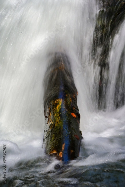 Obraz waterfall on the rocks