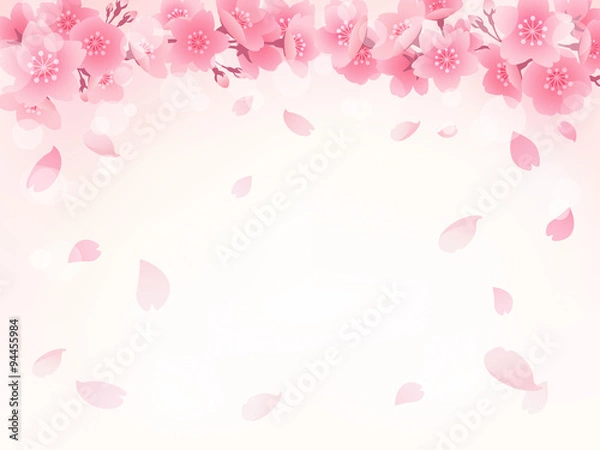Obraz 桜　背景　イラスト