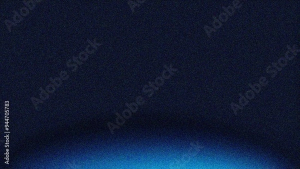 Fototapeta Navy blue grainy gradient background pastel noise texture poster backdrop banner design, copy space