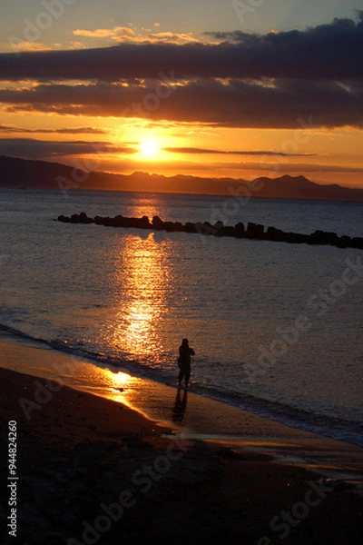 Fototapeta 朝の海岸