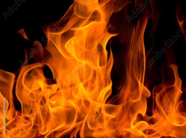 Obraz blaze fire flame texture background
