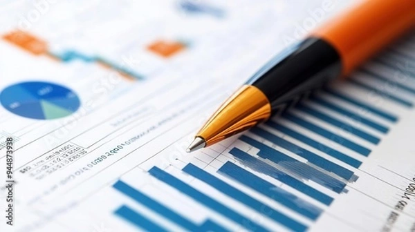 Obraz Explaining Financial Data, interpreting market information