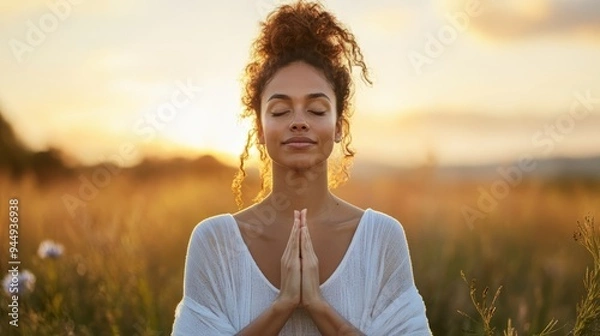 Fototapeta Spirituality the recognition of a feeling or sense or belief that there is something greater than myself, something more to being human than sensory experience.