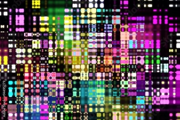 Obraz Abstract rainbow digital background