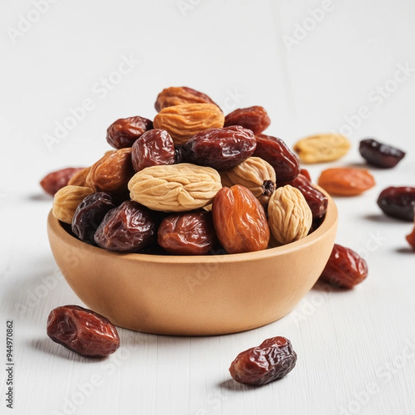Obraz Natural delicious Dates in Clean Background
