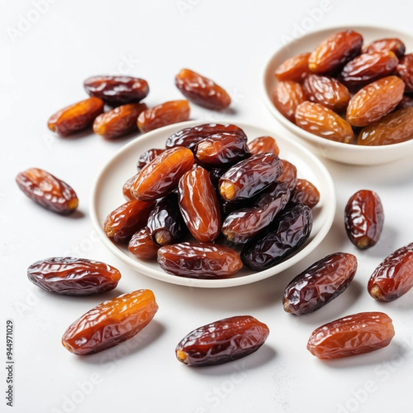 Obraz Natural delicious Dates in Clean Background