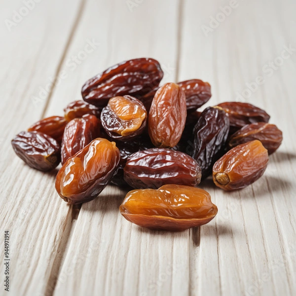 Obraz Natural delicious Dates in Clean Background