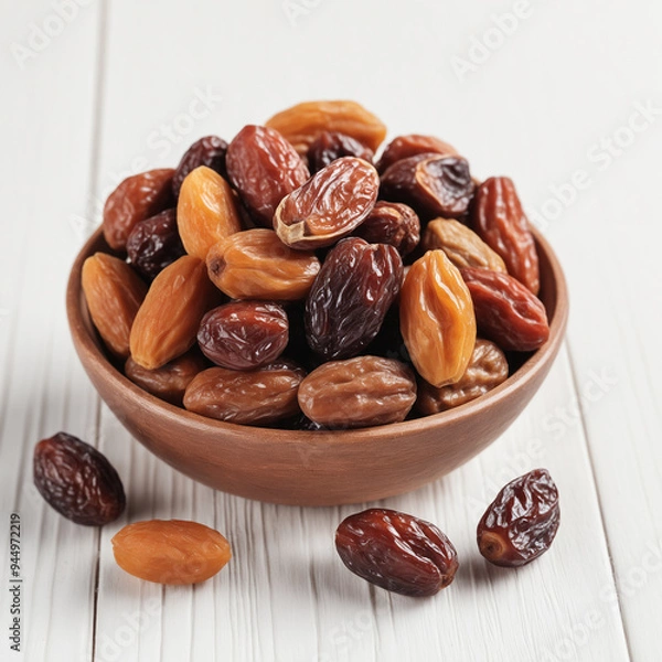 Obraz Natural delicious Dates in Clean Background