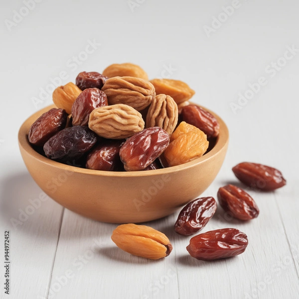 Obraz Natural delicious Dates in Clean Background