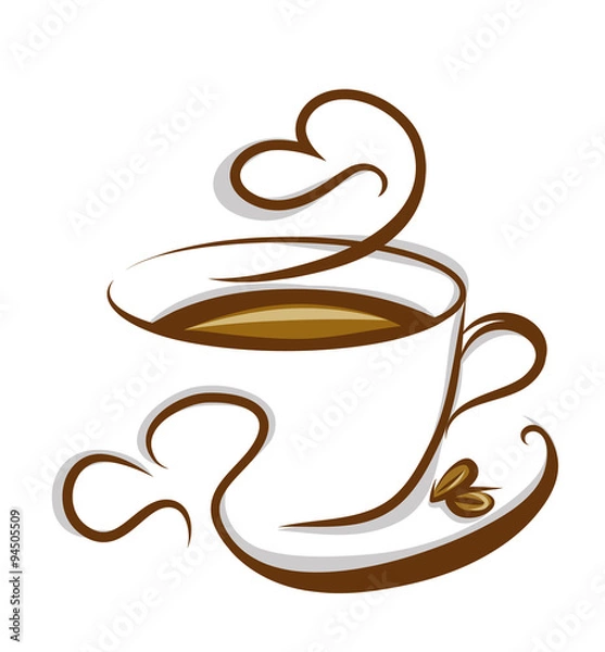 Obraz Coffee illustration