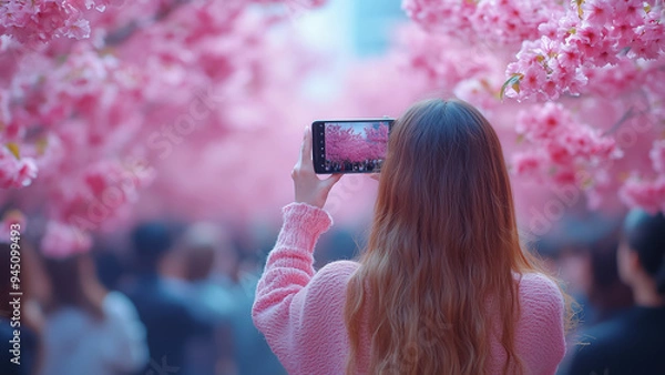 Obraz 桜 スマートフォン撮影