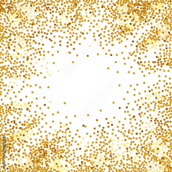 Obraz Abstract golden confetti background
