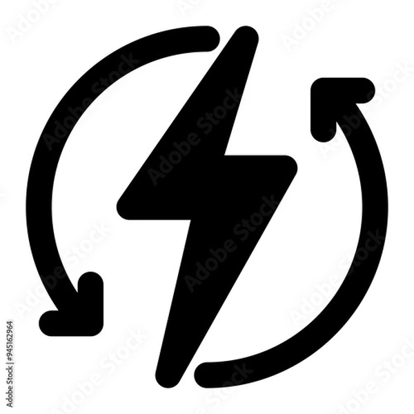 Fototapeta auto flash, flash, automatic, lighting, photography solid or glyph icon