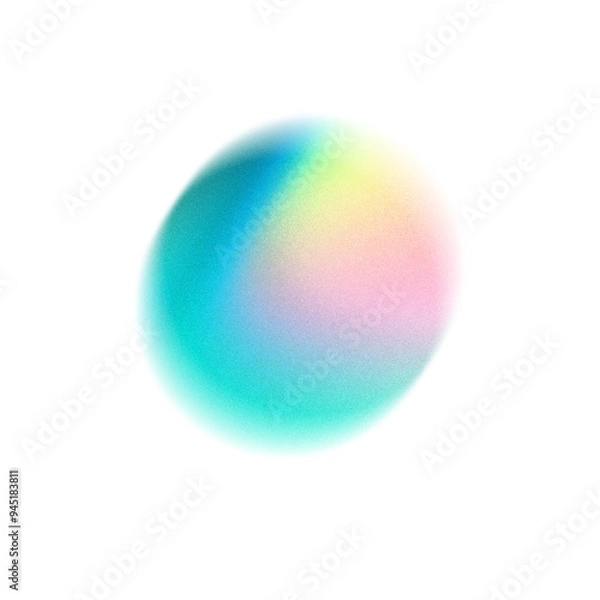 Fototapeta abstract blurry gradient circle