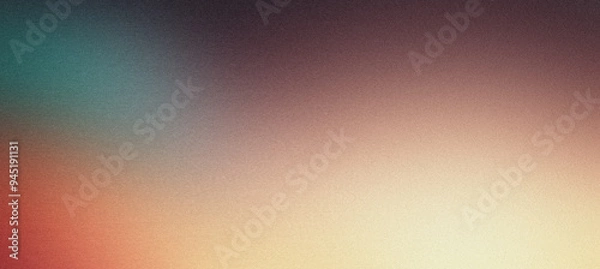 Fototapeta Abstract blurred gradient background featuring a subtle grainy texture effect