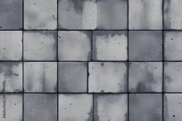 Fototapeta Stylish Concrete Block Pattern Backdrop for Contemporary Branding and Advertising