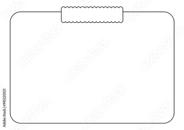 Fototapeta Modern Shapes and Frames Border Frame
