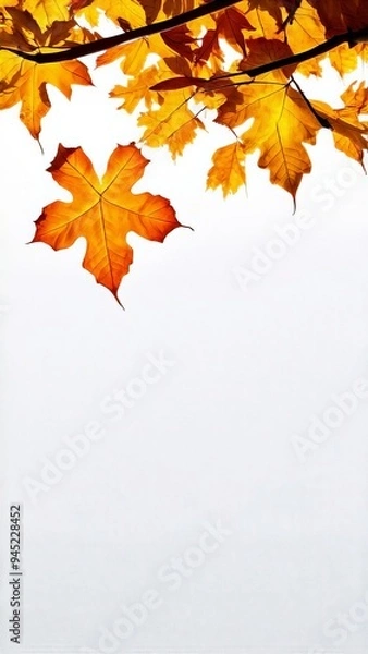 Obraz autumn leaves background