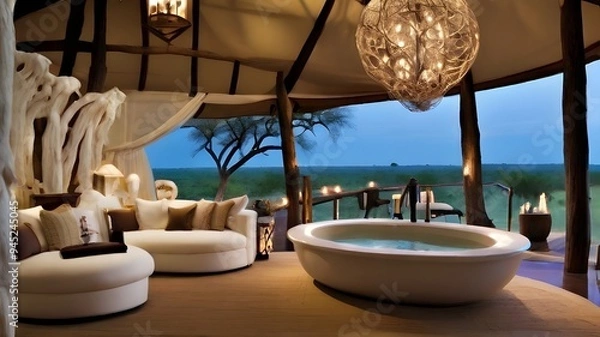 Obraz luxury hotel room