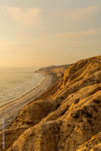 Fototapeta sunset on black's beach