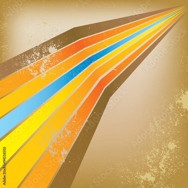 Fototapeta grungy retro background, Vector Eps 10