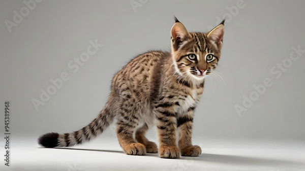 Fototapeta bobcat kitten