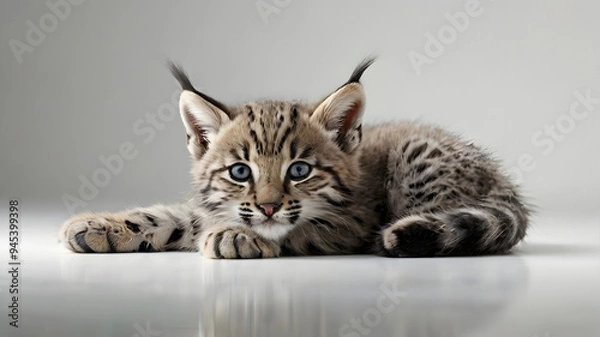 Fototapeta lynx litten