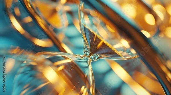 Obraz Time and money wealth accumulation