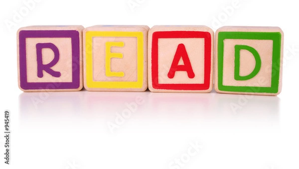 Fototapeta read blocks