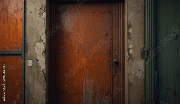 Fototapeta Rustic Door with Character