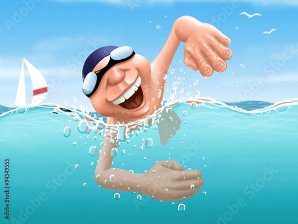 Fototapeta Swimmer